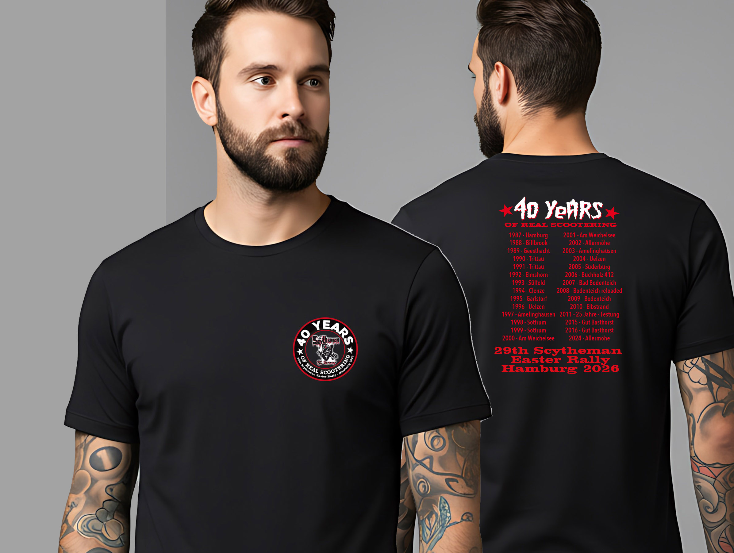 Scytheman Shirt 40 Jahre – Bild 2